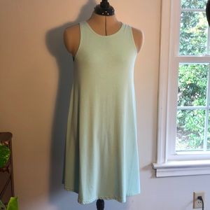 Free Fly dress, ultra soft bamboo, aqua, size M